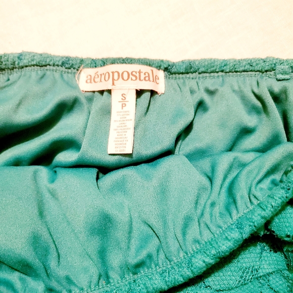 Aeropostale Teal Lace Tube Top - Picture 2 of 3
